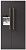 Отдельностоящий холодильник ILVE RN 9020 SBS/MGP матовый графит (ручки медь)